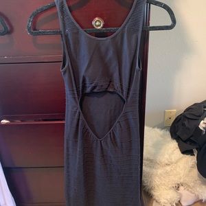 Black Bebe bodycon dress